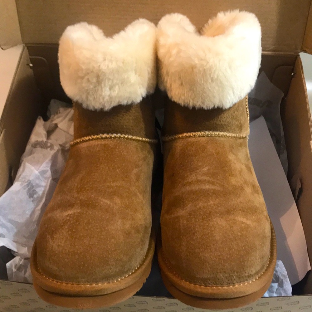 LAMO lined boots chestnut color size 7